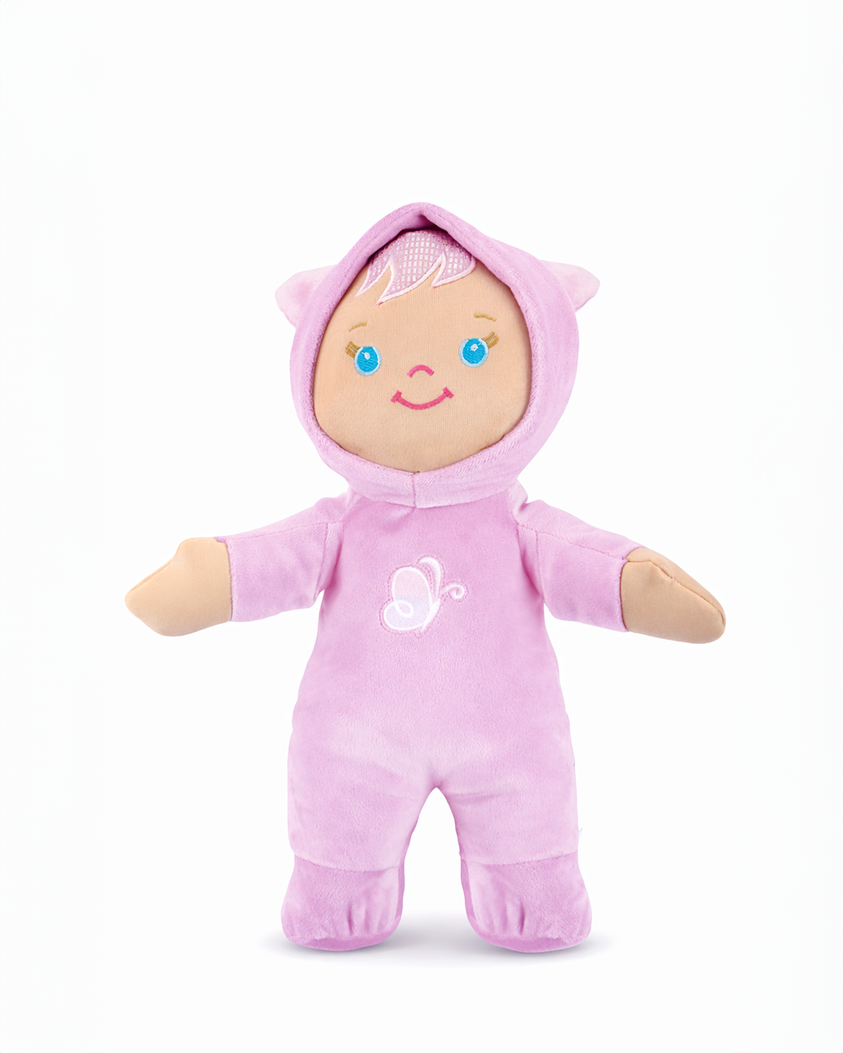 Pembe Yenidoğan Peluş Bebek