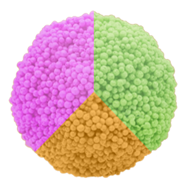 Ever Foam Kurumayan Bulut Slime 3 renk yeşil - pembe - turuncu