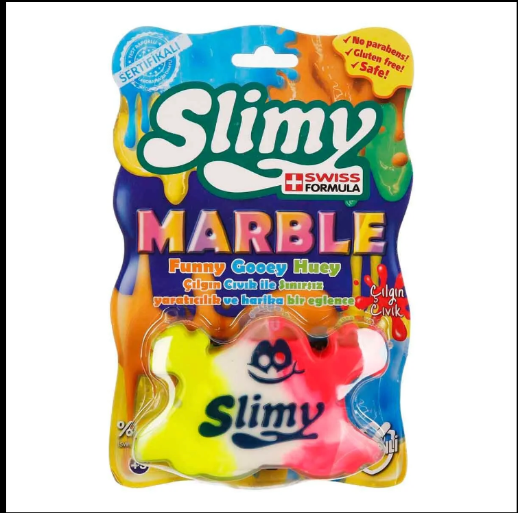 Slimy Jöle Marble - Sarı-Pembe